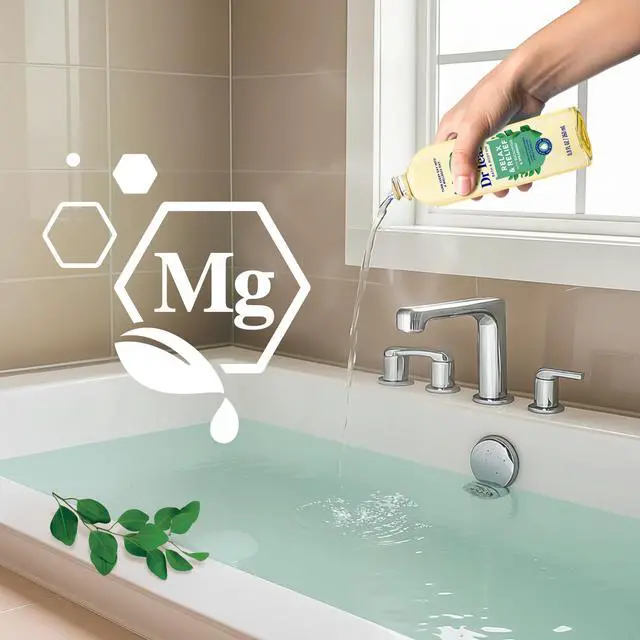 Alt view image 6 of 6 - Dr Teal's Relax & Relief Bath & Body Oil with Eucalyptus & Spearmint Essential Oils, 8.8 fl oz