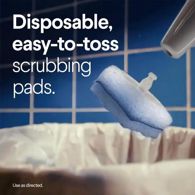 Alt view image 3 of 6 - Clorox ToiletWand Toilet Cleaning Refills, Disinfecting Scrubbing Pads, 10 Count