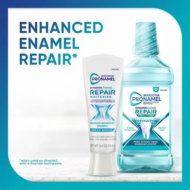 Alt view image 5 of 5 - Sensodyne Pronamel Intensive Enamel Repair Toothpaste for Sensitive Teeth and Cavity Protection 3.4 Oz, for Adults