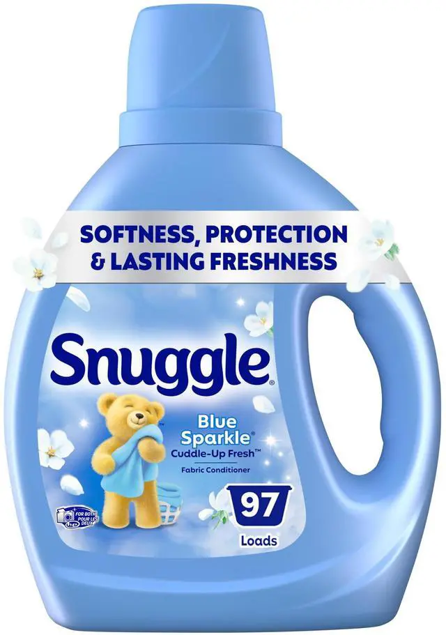 Main image of Snuggle Liquid Fabric Softener, Cuddle-Up Fresh Blue Sparkle, 66 oz, 97 Loads