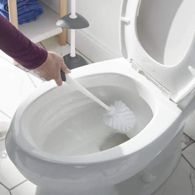 Alt view image 6 of 6 - Clorox Hideaway Bowl Brush & Holder, Brush with Base