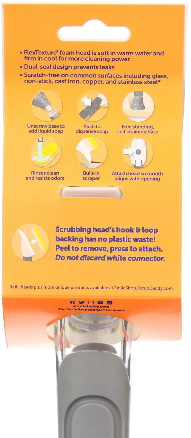 Alt view image 4 of 6 - Scrub Daddy Dish Daddy Non-Scratch Sponge Dishwand
