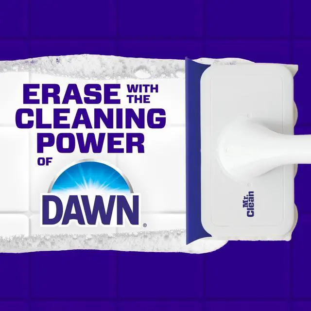Alt view image 2 of 6 - Mr. Clean Shower & Tub Scrubber, Starter Kit, 1 Scrubber & 2 Erasers