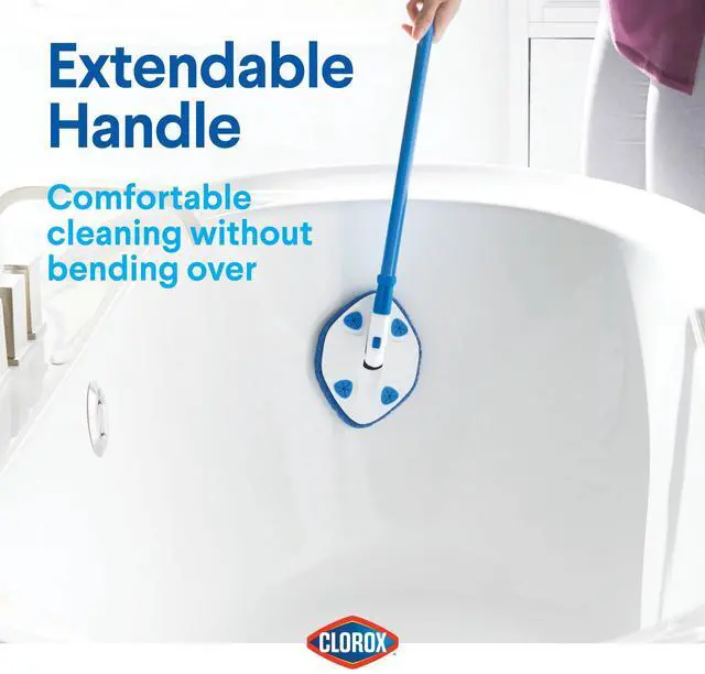 Alt view image 4 of 5 - Clorox Extendable Tub And Tile Scrubber 28.5-Inch