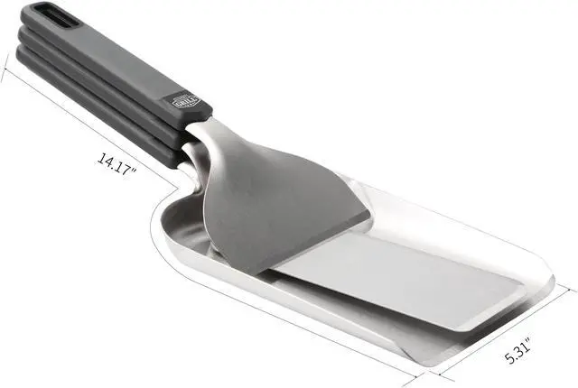 Main image of Expert Grill 3 Pieces Stainless Steel Barbecue Griddle Tool Set