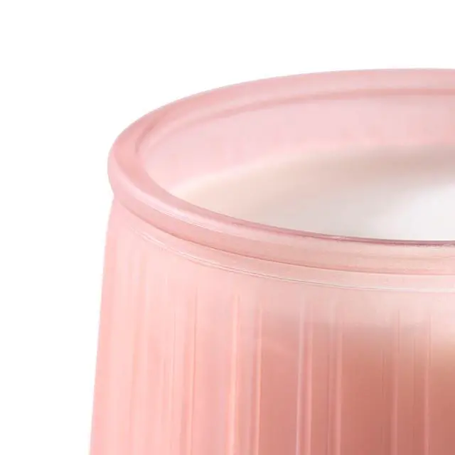 Alt view image 5 of 7 - Better Homes and Gardens 16.1 oz. Juicy Mandarin Nectar Scented Ribbed Jar Candle