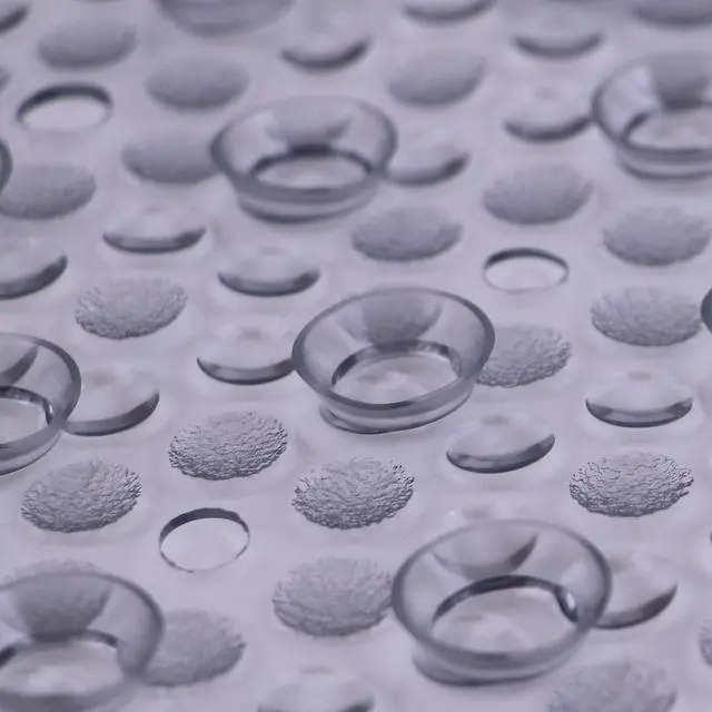 Alt view image 6 of 6 - Mainstays Oval Bubble Bath Mat Charcoal