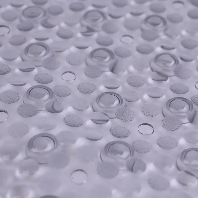 Alt view image 2 of 6 - Mainstays Oval Bubble Bath Mat Charcoal