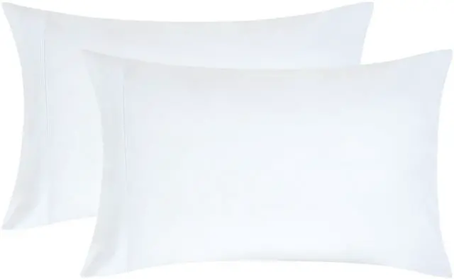 Alt view image 4 of 6 - Mainstays Super Soft Brushed Microfiber Pillowcase Set, Arctic White, Standard/Queen, 2 Piece