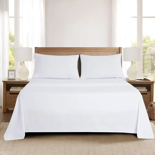 Alt view image 5 of 6 - Mainstays Super Soft Brushed Microfiber Pillowcase Set, Arctic White, Standard/Queen, 2 Piece