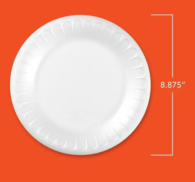 Alt view image 2 of 7 - Hefty Everyday Soak Proof Disposable Foam Plates, 8.8 inches, 150 Count