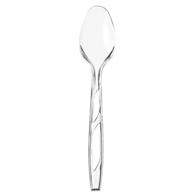 Alt view image 2 of 6 - Great Value Everyday Clear Plastic Spoons, 100 Count