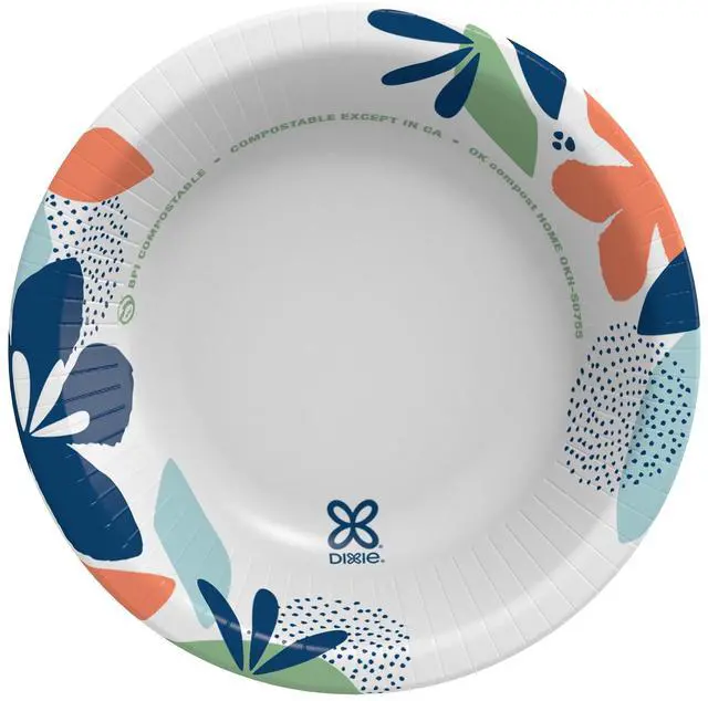 Alt view image 4 of 7 - Dixie Disposable Paper Bowls, 10 Ounce, Multi-Color, 70 Count