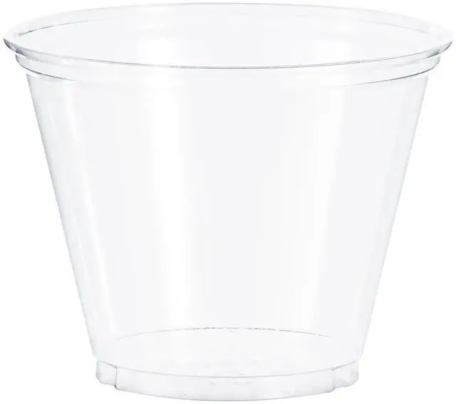Alt view image 2 of 6 - Solo Party Disposable Plastic Cups, Clear, 9 oz, 50 Count