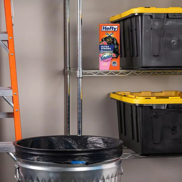 Alt view image 6 of 6 - Hefty Ultra Strong 30Gallon Trash Bags, Black, Fabuloso Watermelon Scent, 20 Bags