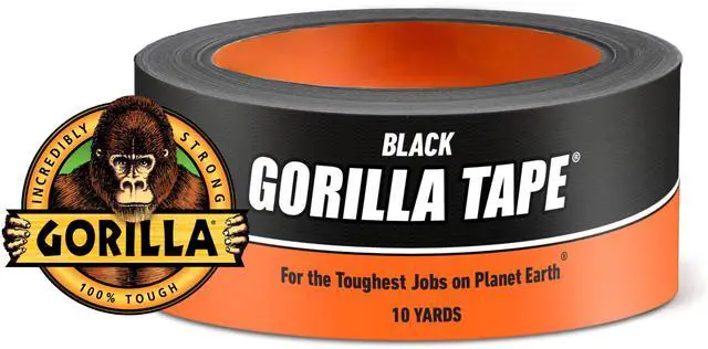 Main image of Gorilla Duct Tape 10 Yard Black Single Roll