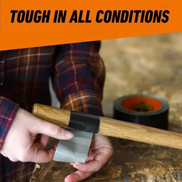 Alt view image 4 of 5 - Gorilla Tough Duct Tape 30 Yard Black 1 Roll