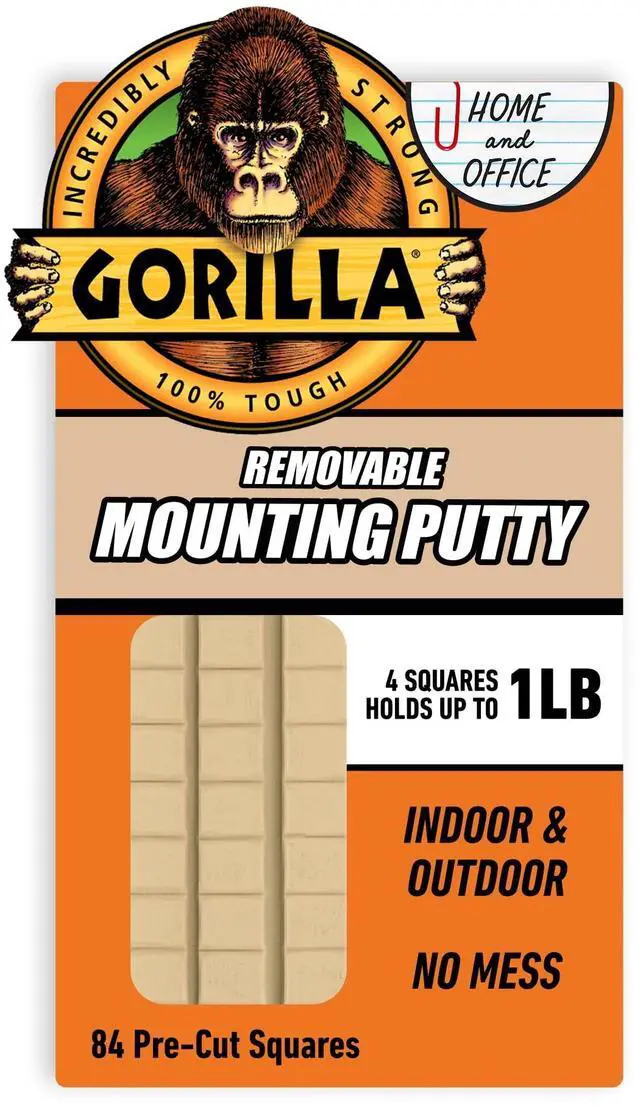 Main image of Gorilla Glue Mounting Putty 84 Pre-Cut Squares 2Ounces