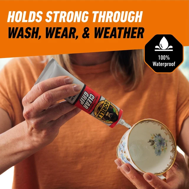 Alt view image 5 of 6 - Gorilla Clear Grip Contact Adhesive