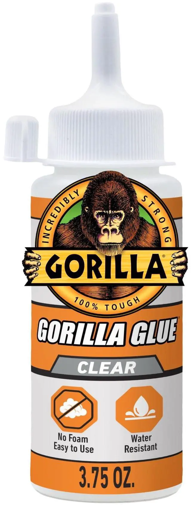 Main image of Gorilla Clear Glue 3.75oz - Incredibly Strong, Water Resistant, Fast Drying