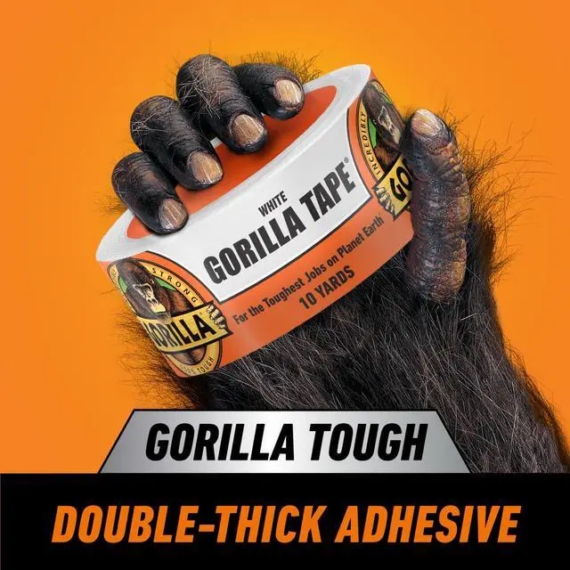 Alt view image 3 of 5 - Gorilla Glue White Tape 10yd Roll