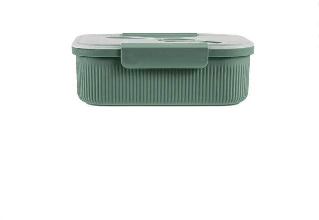 Alt view image 3 of 5 - Mainstays 42oz Rectangle Bento Food Storage Container, Green Sage
