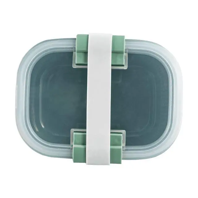 Alt view image 6 of 6 - Mainstays Plastic Bento Snack Container, 19oz, Rectangular, Green