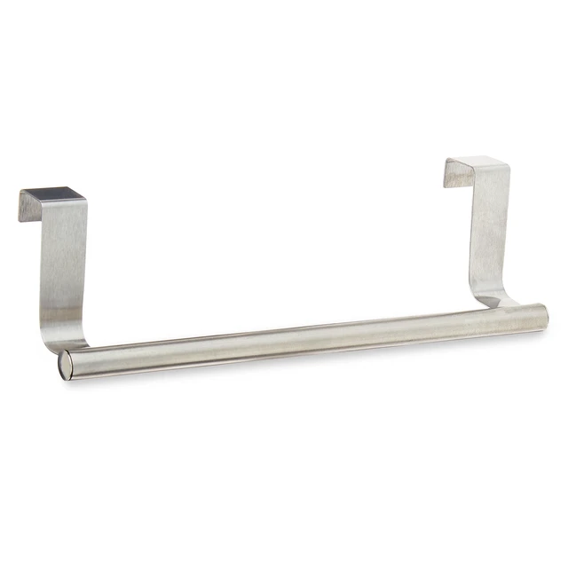 Alt view image 4 of 5 - Mainstays Stainless Steel Over the Cabinet Towel Holder, 9 Inch