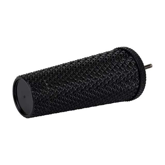 Alt view image 3 of 5 - Mainstays 26-Ounce Plastic Double Wall Insulated Iridescent Textured Tumbler with Straw, Black