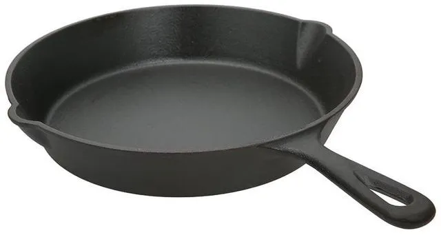 Alt view image 3 of 5 - Ozark Trail 8-Inch Pre-Seasoned Cast Iron Skillet with Handle