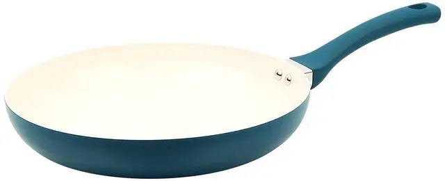 Main image of Mainstays Classic Ceramic Nonstick Aluminum 12in Frypan, Blue