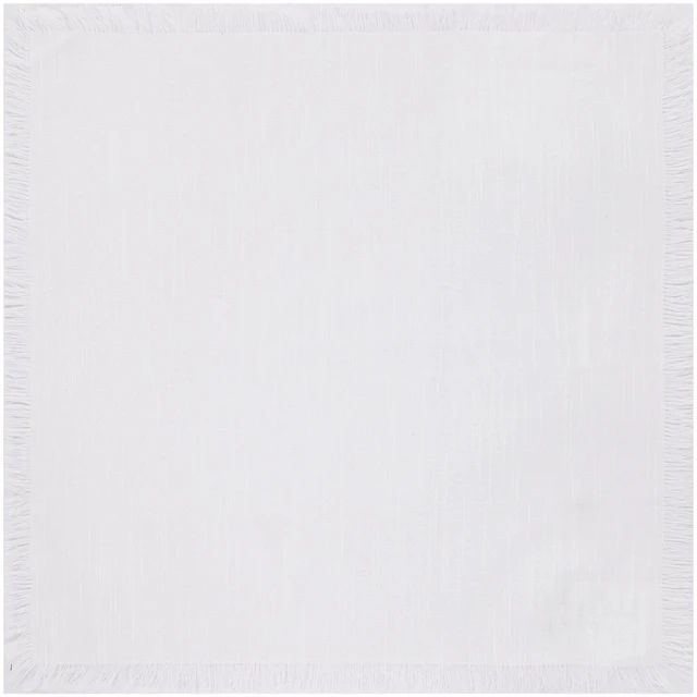 Main image of Mainstays 4-Pack Solid White Napkin Set, 18 x 18 Inches, 100% Cotton