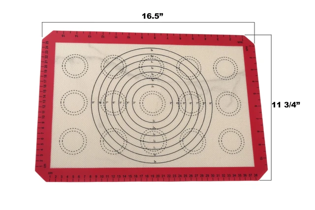 Alt view image 4 of 5 - Mainstays Reusable Silicone Baking Mat, 16.5"x11.6"