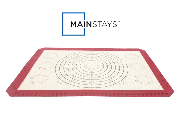 Alt view image 3 of 5 - Mainstays Reusable Silicone Baking Mat, 16.5"x11.6"