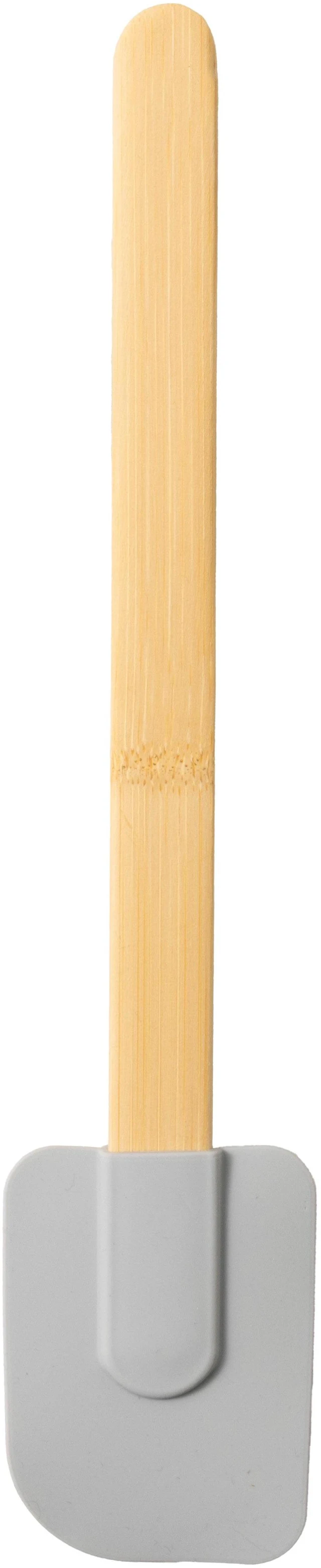Alt view image 2 of 5 - Mainstays Colorful Silicone Spatulas 4-Piece Set with Bamboo Handles, Blue