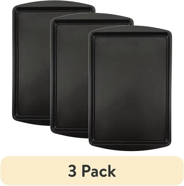 Main image of Mainstays Nonstick 9x13 Cookie Sheet Bakeware Pan (3 Pack)