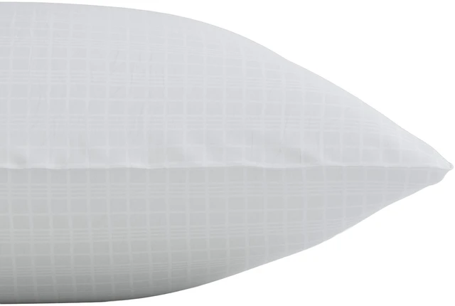 Alt view image 2 of 6 - Mainstays Comfort Complete Bed Pillow, Standard/Queen, White, 2 Pack, All Positions, Antimicrobial