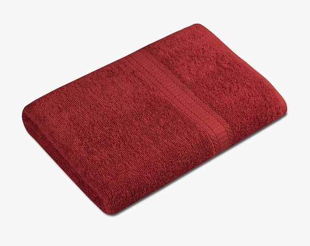 Alt view image 2 of 6 - Mainstays Basic Bath Sheet, 100% Cotton, Red