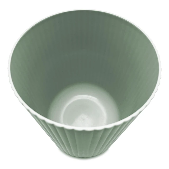 Alt view image 5 of 5 - Mainstays 1.64Gallon Ribbed Plastic Trash Can, Green