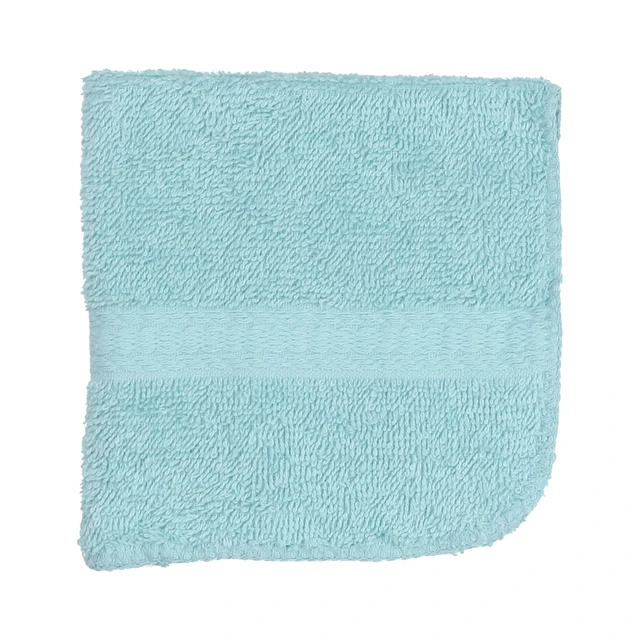 Alt view image 6 of 7 - Mainstays Basic Washcloth 6-Pack, 100% Cotton, Aqua