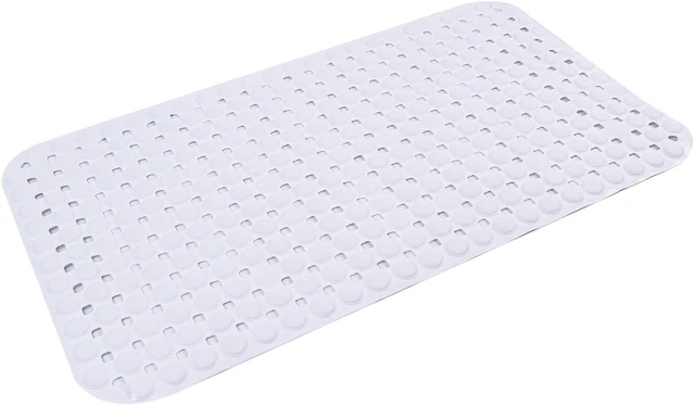 Alt view image 3 of 6 - Mainstays Air Pocket Bubble Bath Mat, White, 14.56in x 26.5in