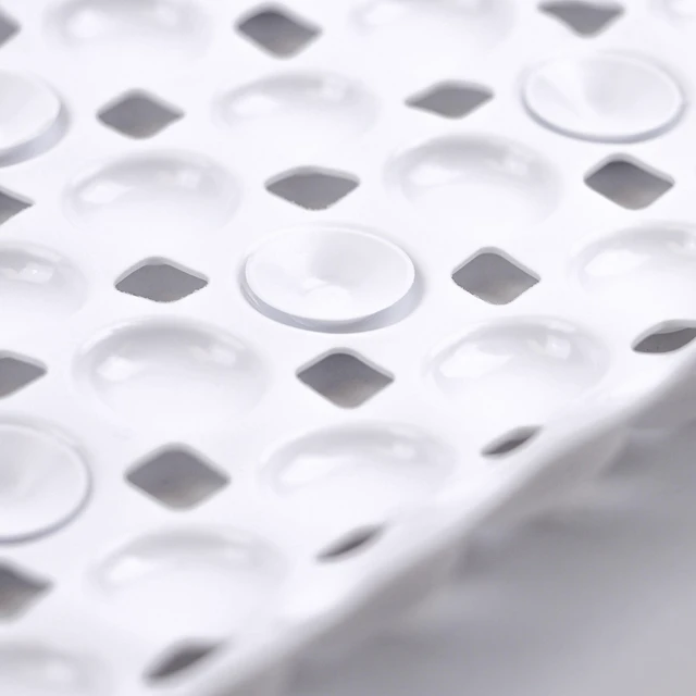 Alt view image 2 of 6 - Mainstays Air Pocket Bubble Bath Mat, White, 14.56in x 26.5in