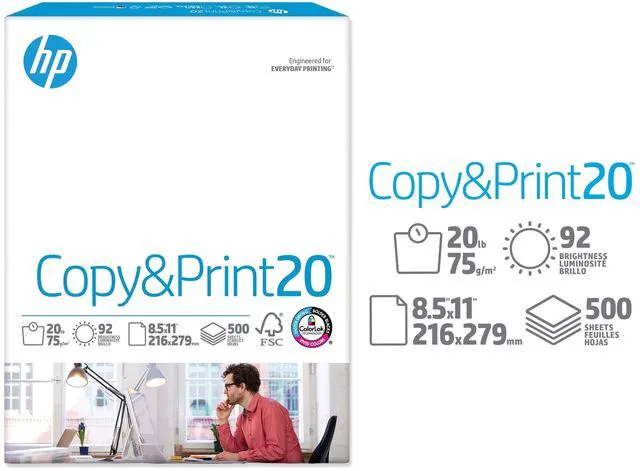 Alt view image 4 of 5 - HP Copy & Print 20lb Paper, 8.5 x 11, 1 Ream (500 Sheets)