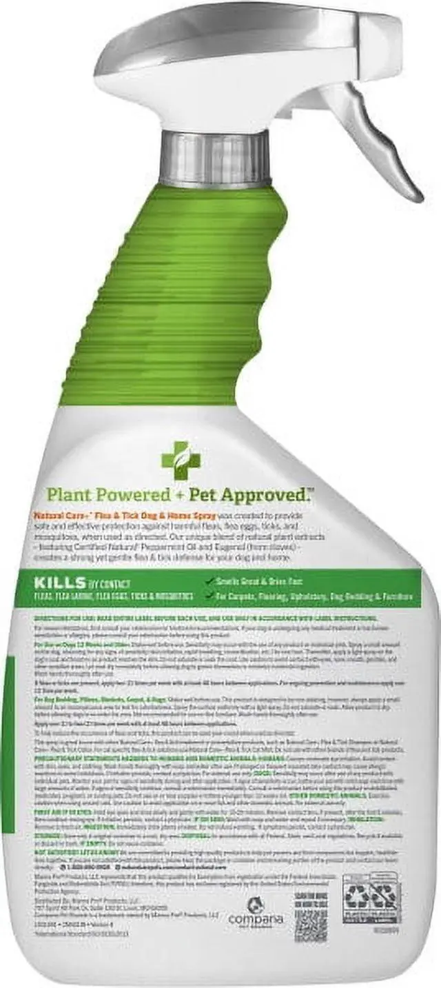 Alt view image 2 of 5 - Natural Care Flea and Tick Repellent Spray 32oz for Dogs and Home
