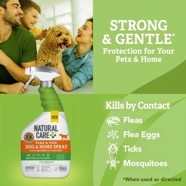 Alt view image 4 of 5 - Natural Care Flea and Tick Repellent Spray 32oz for Dogs and Home
