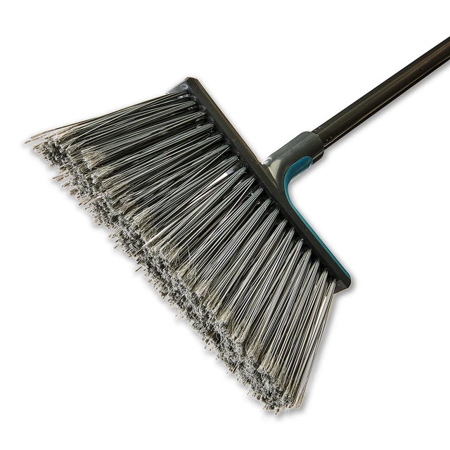 Alt view image 2 of 5 - Great Value Angle Broom and Dustpan Set