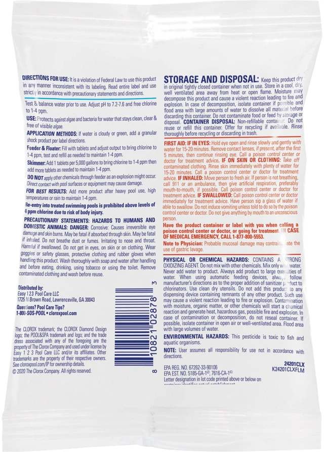 Alt view image 3 of 4 - Clorox Pool&Spa XtraBlue+ 3" Chlorinating Tablets, 6oz