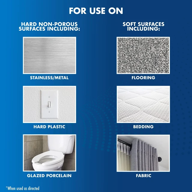 Alt view image 2 of 5 - Lysol Disinfectant Spray, Antibacterial and Sanitizing, Deodorizer, Spring Waterfall, 19oz