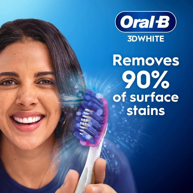 Alt view image 4 of 5 - Oral-B Pro Whitening Medium Toothbrush, 4 Count