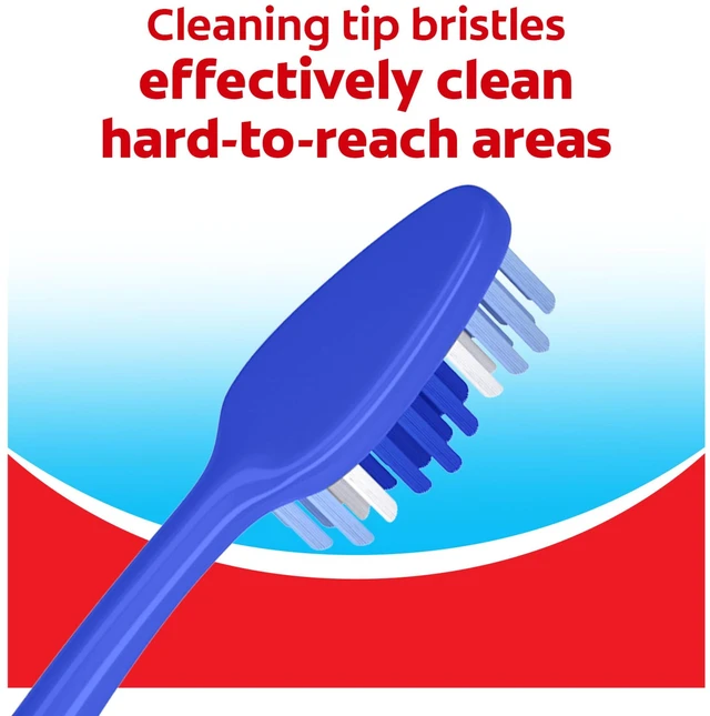 Alt view image 3 of 5 - Colgate Extra Clean Medium Toothbrush, 6 Pack
